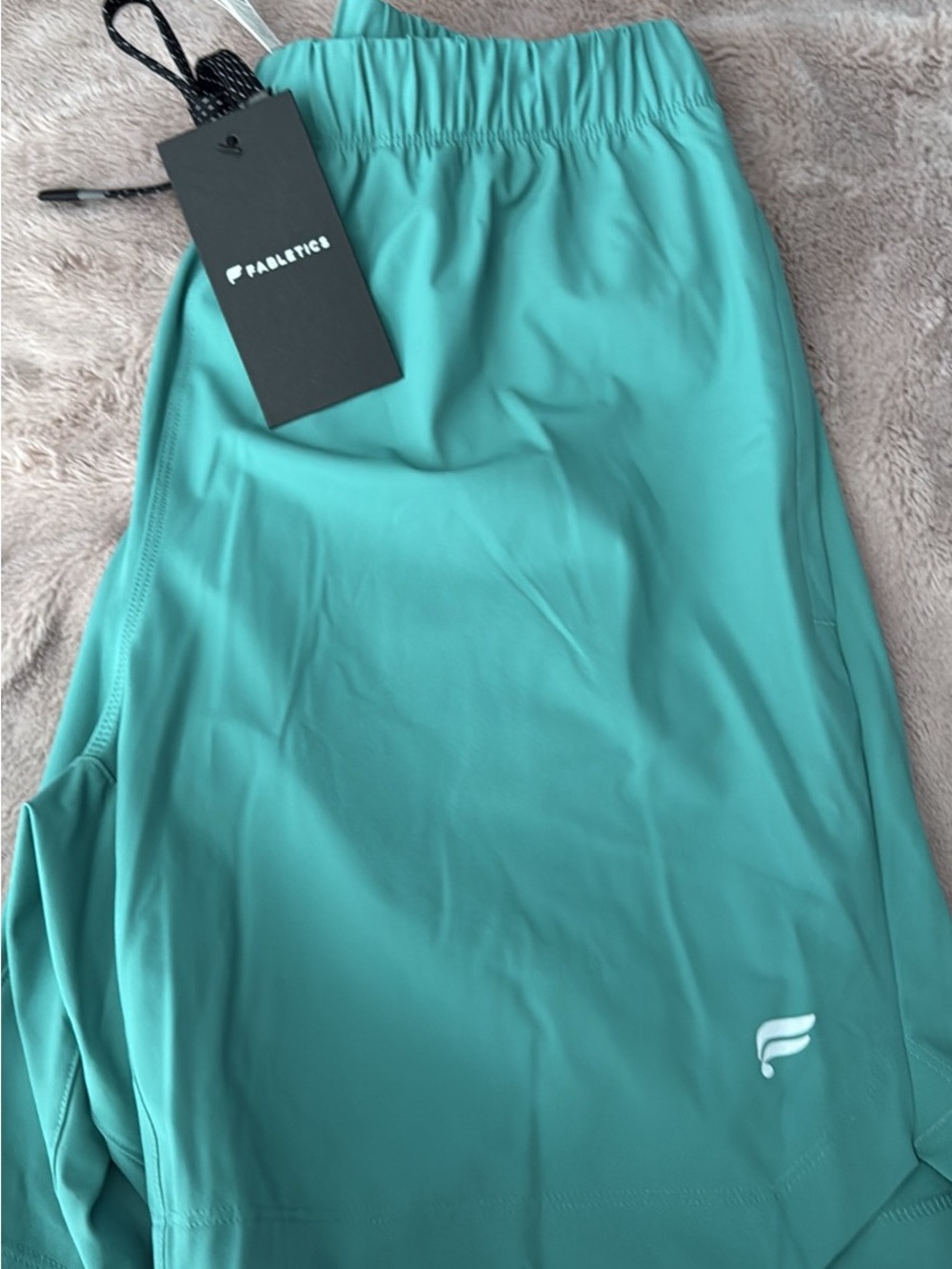 Fabletics Teal Athletic Short